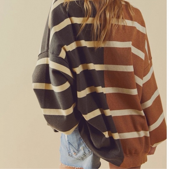 Free people Uptown Stripe Pullover - Picture 2 of 7
